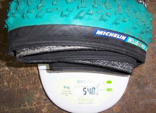 Michelin XL S 2002 : 548gr